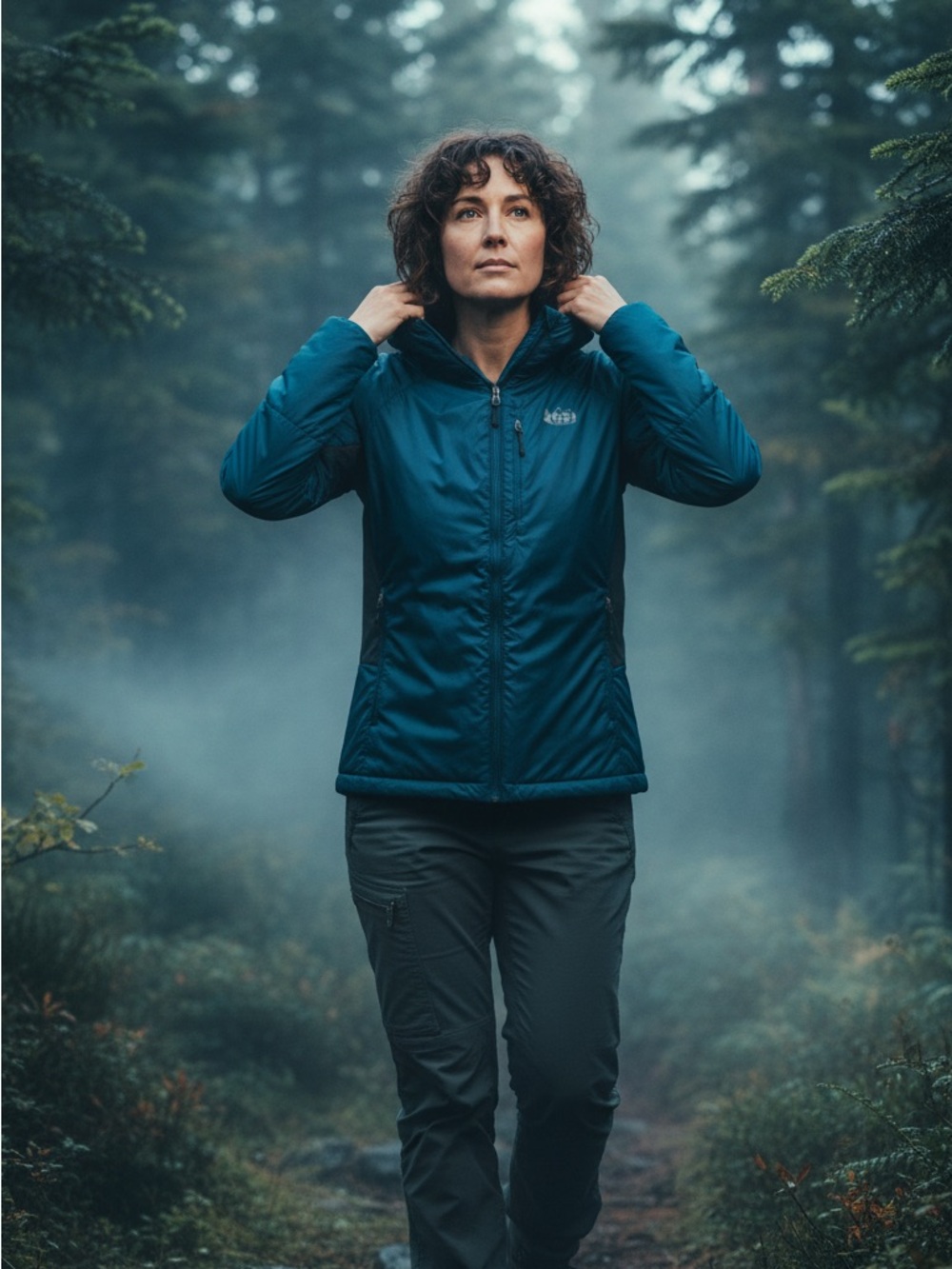 1 XL Size Women REI Co-op Women’s PrimaLoft Hybrid Insulated Jacket 0040